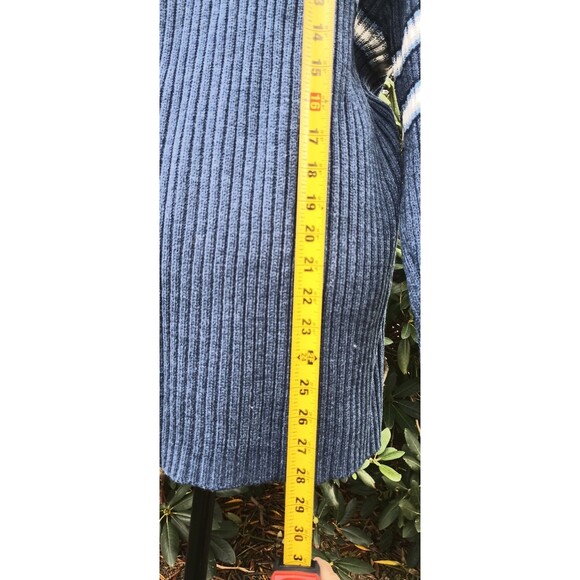 Arizona Blue XL Chunky Knit Striped Sweater Mens Travel Work - Picture 5 of 6